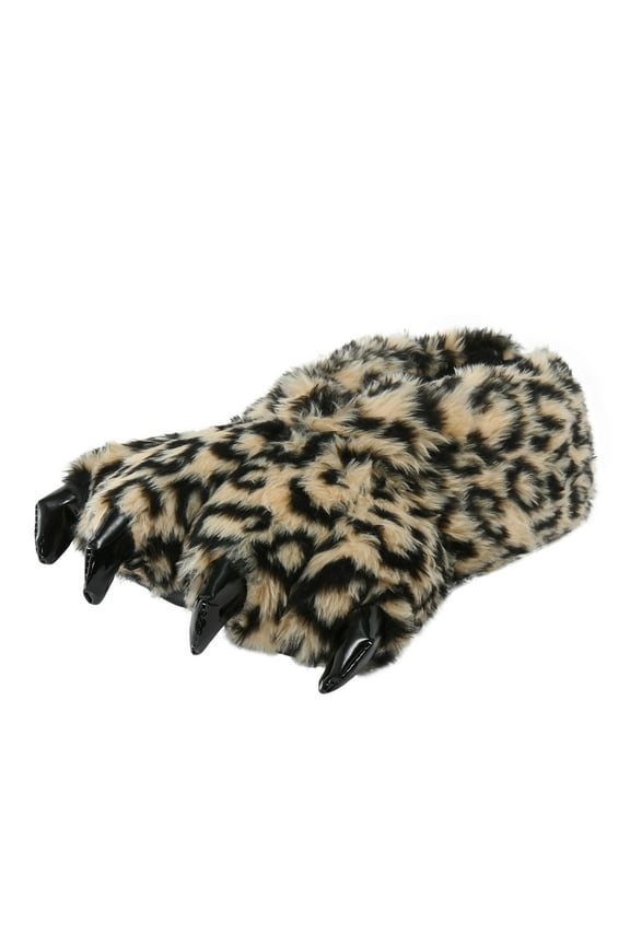 Warm Soft Cartoon Slippers for Women and Men Cute Leopard Pattern Novelty Indoor Footwear Cozy Home Comforts for Relaxation