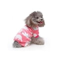 thumbnail image 1 of Warm Soft Dog Pajamas Jumpsuit Puppy Small Dog Costume Clothes Pink Blue, 1 of 5