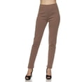 thumbnail image 1 of Warm Solid Fur Lined Leggings - Plus Size - 1XL 2XL 3XL Mocha 2XL/3XL, 1 of 1