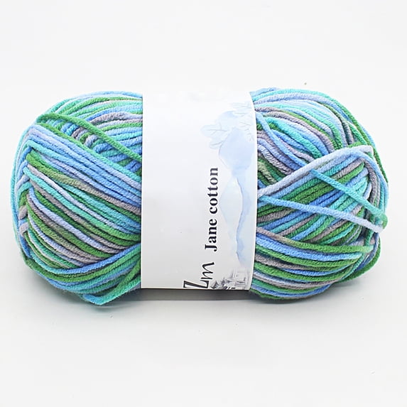 Medium Cotton Yarn,Yarn For Crocheting, Knitting,Milk Cotton Yarn Dyed With Patterns And Colors Medium Coarse Crochet Doll Baby Wool Hand Knitting