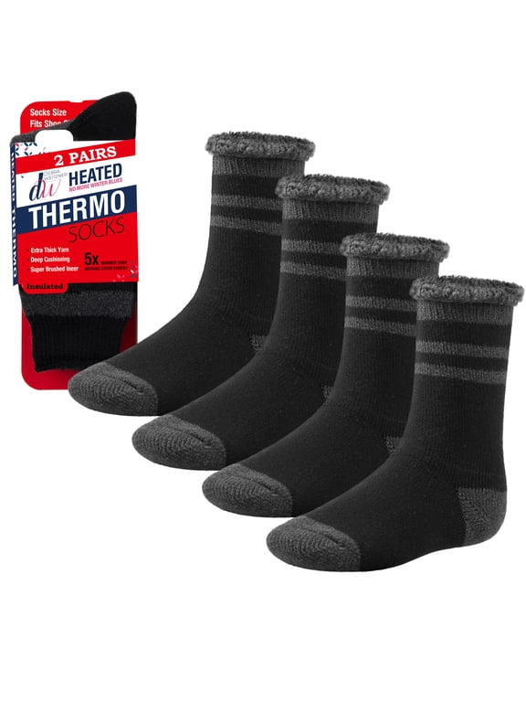 Warm Thermal Socks for Men and Women Extreme Cold Weather Winter Wear Insulated Heavy Boot Socks for Hunting Skiing Snow Etc 2 Pairs