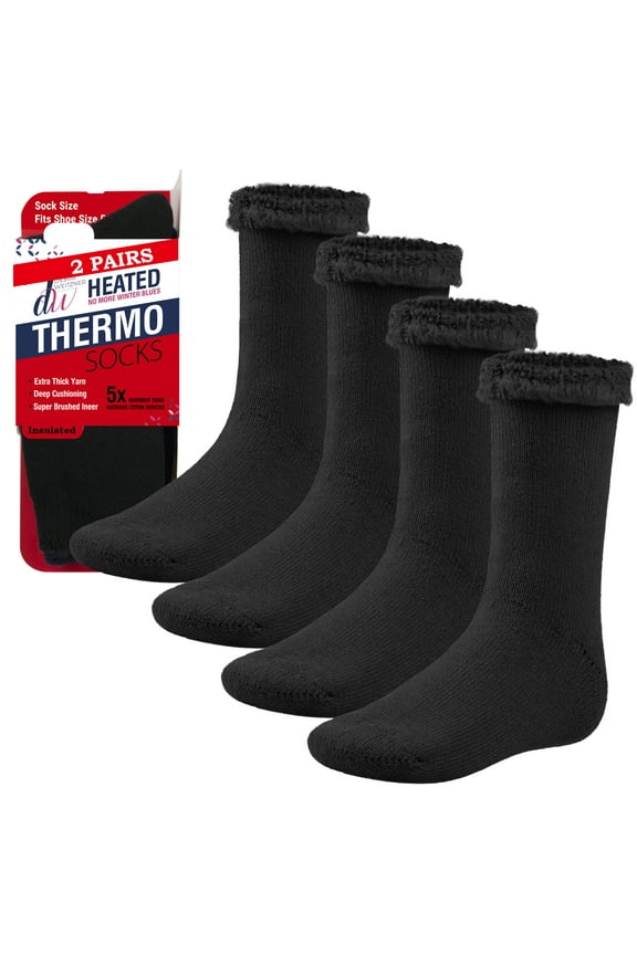 Warm Thermal Socks for Men and Women Extreme Cold Weather Winter Wear Insulated Heavy Boot Socks for Hunting Skiing Snow Etc 2 Pairs