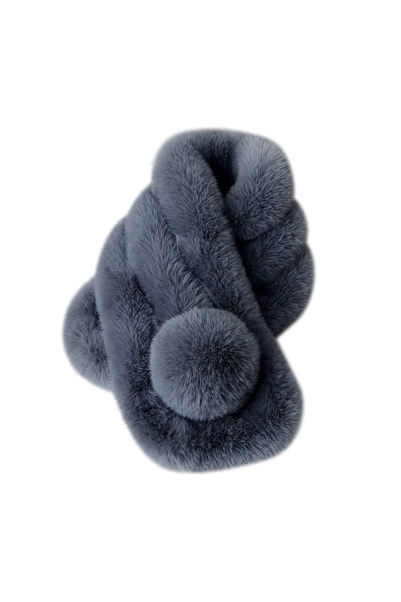 Warm Thick Scarf For Women Versatile Autumn Winter Neck Warmer Stylish Cozy Neck Gaiter For Cold Weather