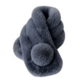 thumbnail image 1 of Warm Thick Scarf For Women Versatile Autumn Winter Neck Warmer Stylish Cozy Neck Gaiter For Cold Weather,Size:One Size, 1 of 4