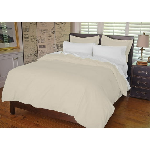 Warm Things Home 300 Egyptian Cotton Duvet Cover Set Latte / King
