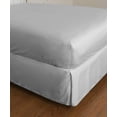 thumbnail image 1 of Warm Things Home 300 Thread Count Cotton Sateen Fitted Bottom Sheet Grey / California King, 1 of 2