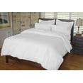 thumbnail image 1 of Warm Things Home 300 Thread Count Cotton Sateen Sheet Set White / Full, 1 of 2
