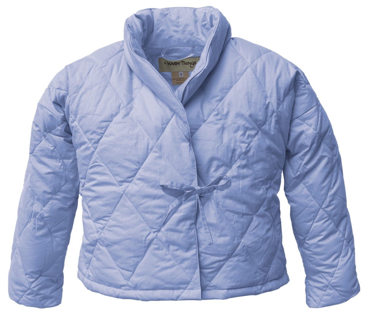 Warm Things Quilted Down Bed Jacket Bluette / XL (20-22) - Walmart.com