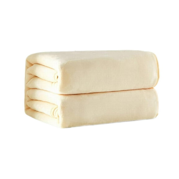 Clearance Items Plush Throw Blankets for Sofa, Warm Lightweight Fleece Blanket, Cozy Solid Color Blanket for Couch, Bed, and Travel, Perfect Housewarming Gift or Relaxation Time