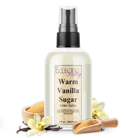 Warm Vanilla Sugar Linen Spray (Double Strength), 8 ounces