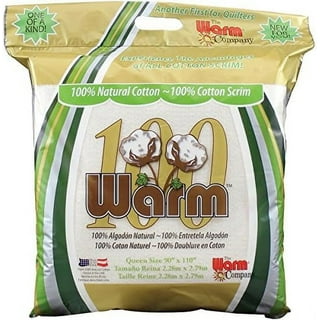 Warm Company Warm & Natural Cotton Batting - Twin Size, 72 x 90