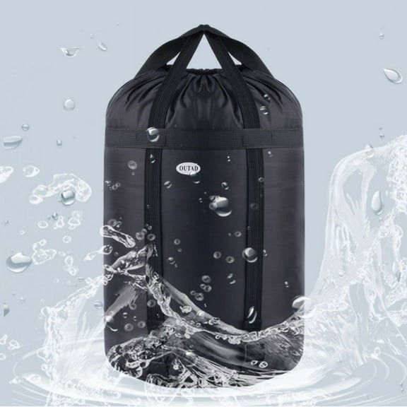 Warm Weather Sleeping Bag - Portable, Waterproof, Compact Lightweight, Comfort with Compression Sack - Great for Outdoor Camping, Backpacking & Hiking