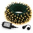 Warm White 300 LED String Lights, 100 Ft Connectable Waterproof Green ...