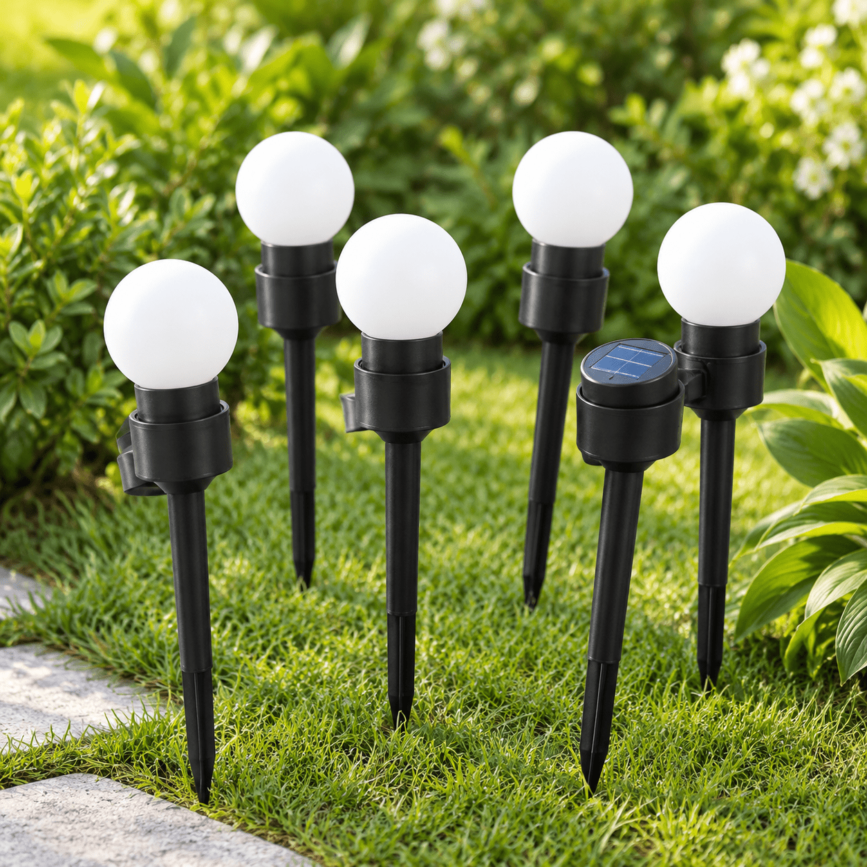 Fire Fly Packing Warm White 6 Pack Solar Outdoor Firefly Lights for Garden Landscape ...