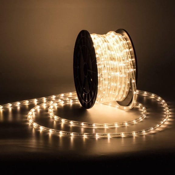 Warm White, Cuttable and Connectable LED Strip Lights Indoor with 900 LED. Waterproof LED Rope Lighting for Patio,Garden,Bedroom,Party,Balcony Deck,Stairs,Christmas Decora