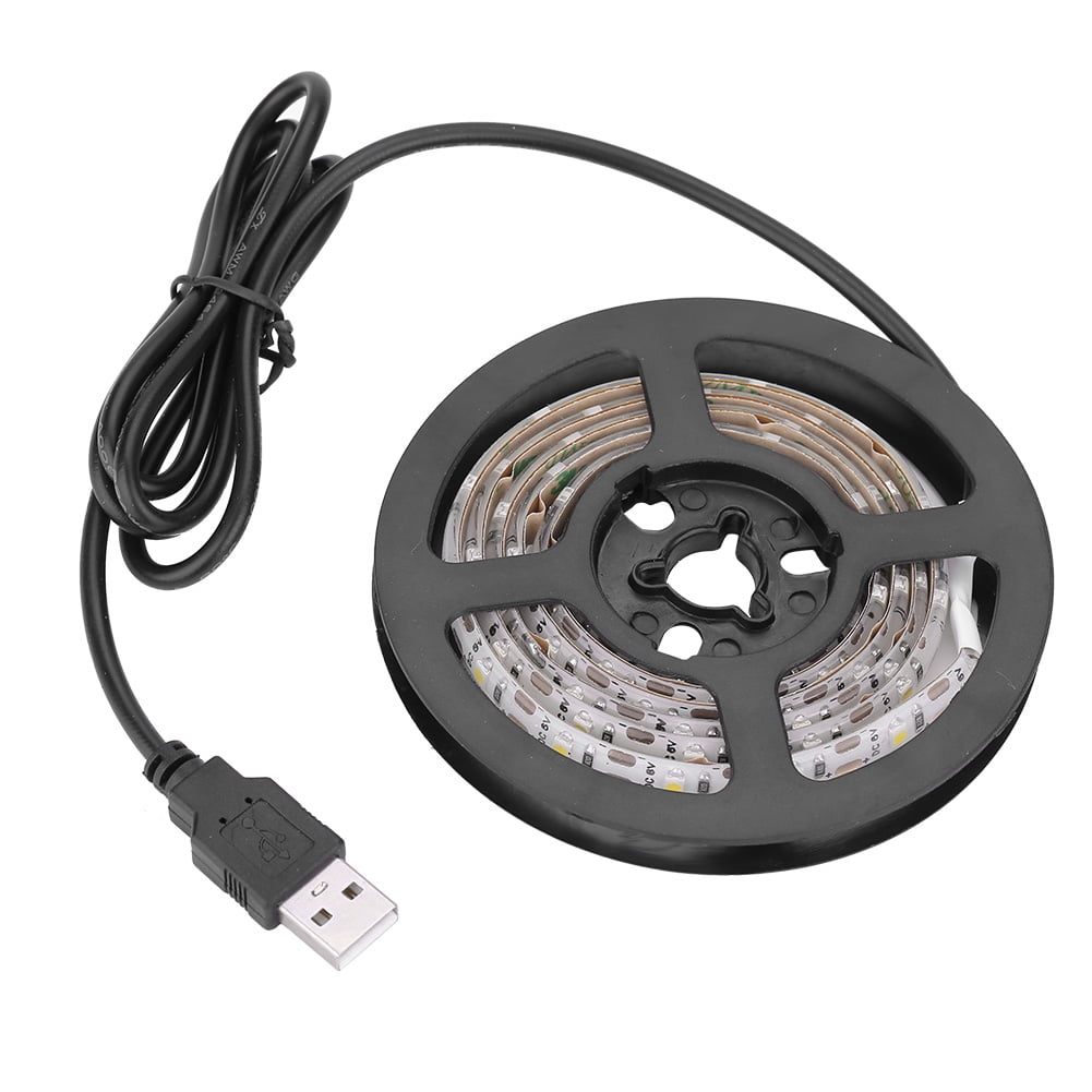 Warm White, Flexible for Home Decor, 1m USB Powered Waterproof 5V RGB