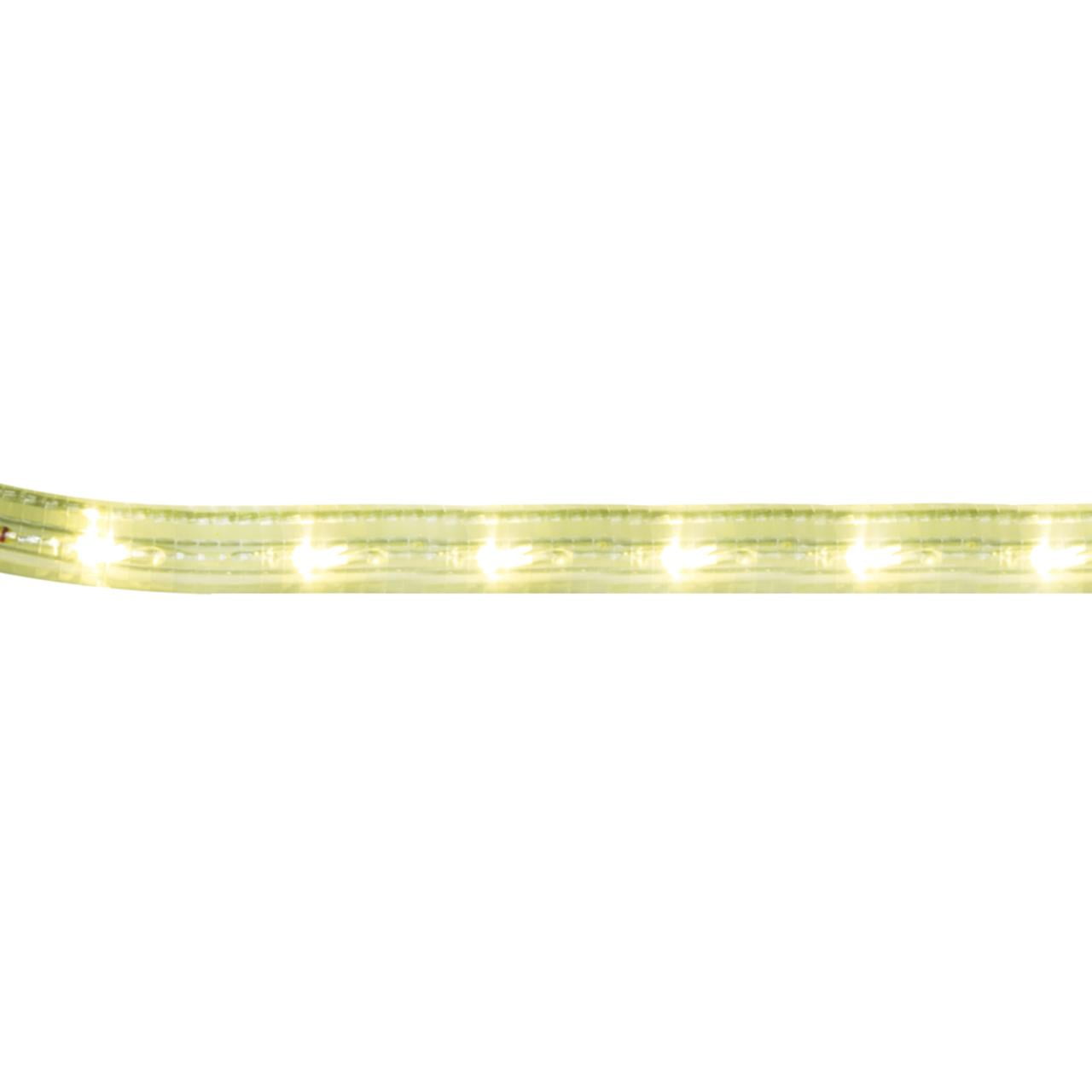 Warm White LED Rope Light with White Wire, 20.1', Holiday Time