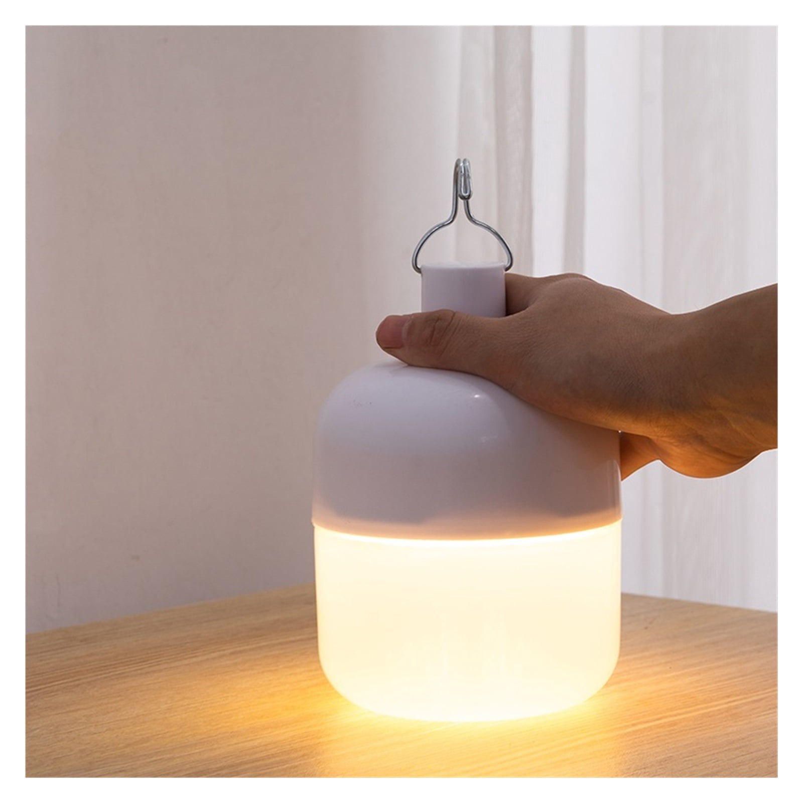 Warm White Rechargeable Outdoor Lighting 6000mAh Portable Led Camping ...