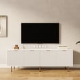 thumbnail image 1 of Warm White TV Cabinet for 80 - inch TV / High - strength and Elegant for Home, 1 of 5