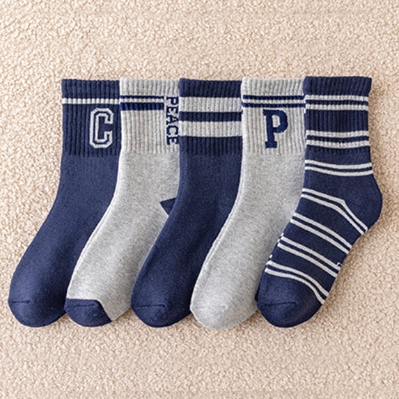 Warm Winter Cozy Thermal Thick Socks Warm Socks With Terry Lining 5 Color Winter Thick Warm Hiking Cozy Crew Comfy Floor Socks Size L 5 Pairs