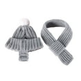 thumbnail image 1 of Warm Winter Knitted Hat and Scarf Set with Adorable Ear Holes for Comfortable Daily Wear and Cold Weather for Parties, 1 of 4