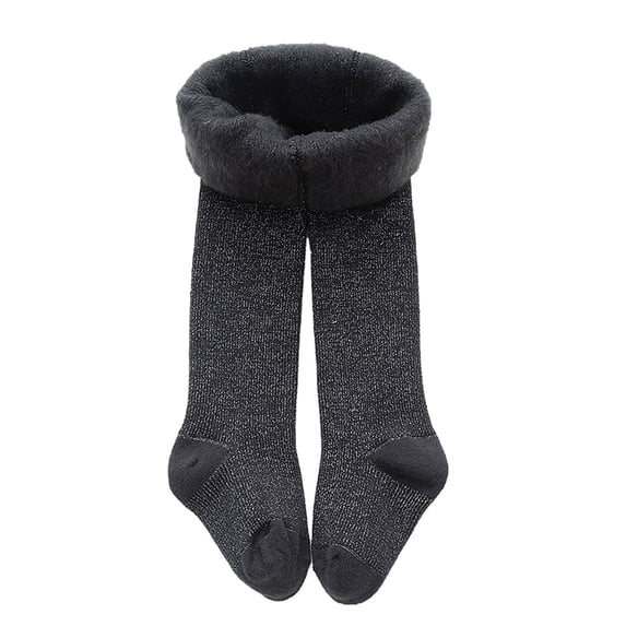 Warm Winter Leggings Lined Full Length Pants and Kids Stretchy Comfort Fit Pantyhose for Cold Weather