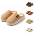 thumbnail image 1 of Warm Winter Slippers for Men and Women Fuzzy House Slippers Indoor Thick Plush Comfort Footwear for Couples Soft Cozy Shoes for Cold Weather, 1 of 9