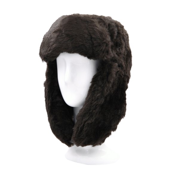 Warm Winter Solid Color Faux Fur Trapper Ski Snowboard Hunter Hat
