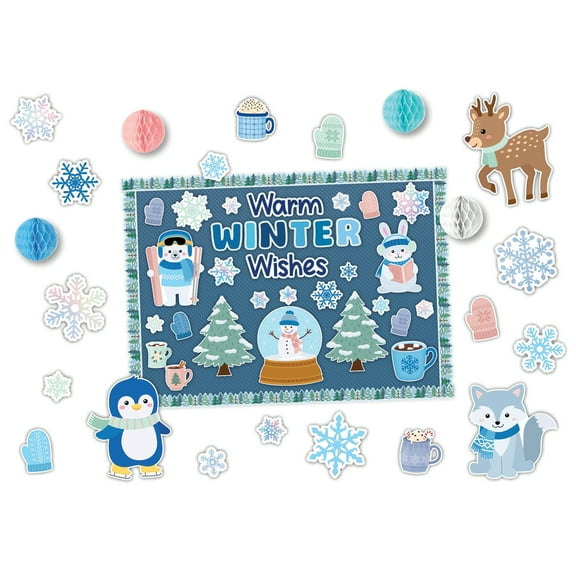 Warm Winter Wishes Create  Decorate Quick Kit [TCR9472]