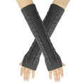 thumbnail image 1 of Warm Woolen Gloves Extended Fingerless Sleeves Long Sleeve Sleeve Gloves Mittens Gloves Mittens Women Ski Gloves Mittens Men Gloves Mittens Men Gloves Mittens Convertible Gloves Mittens for Women Cold, 1 of 4