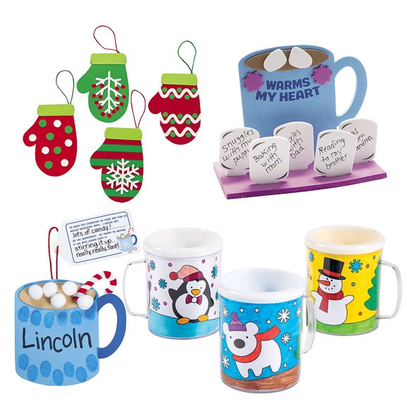 Warm Your Winter Craft Kit Bulk 48 Pc