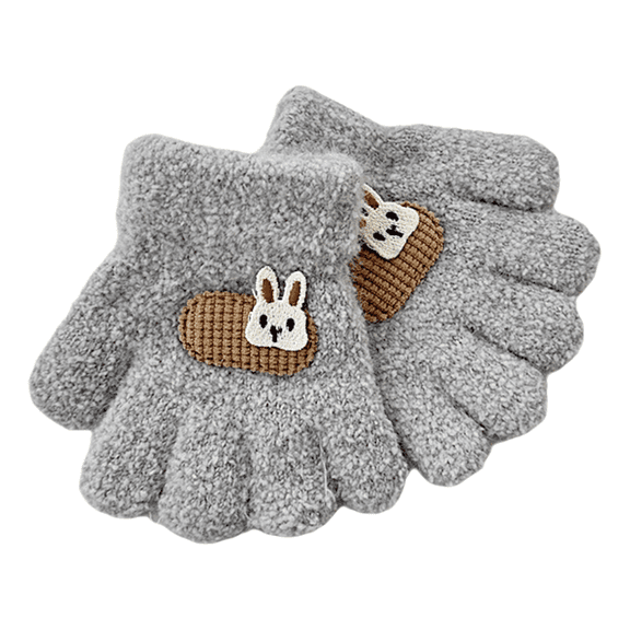 Warm and Cosy Children's Gloves for 1-3 Year Baby, Autumn Winter Split Finger Gloves for Outdoor Fun and Daily Use