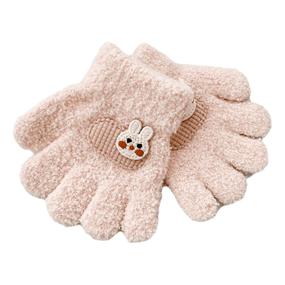Warm and Cosy Children's Gloves for 1-3 Year Baby, Autumn Winter Split Finger Gloves for Outdoor Fun and Daily Use