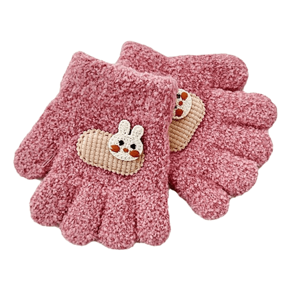 Warm and Cosy Children's Gloves for 1-3 Year Baby, Autumn Winter Split Finger Gloves for Outdoor Fun and Daily Use