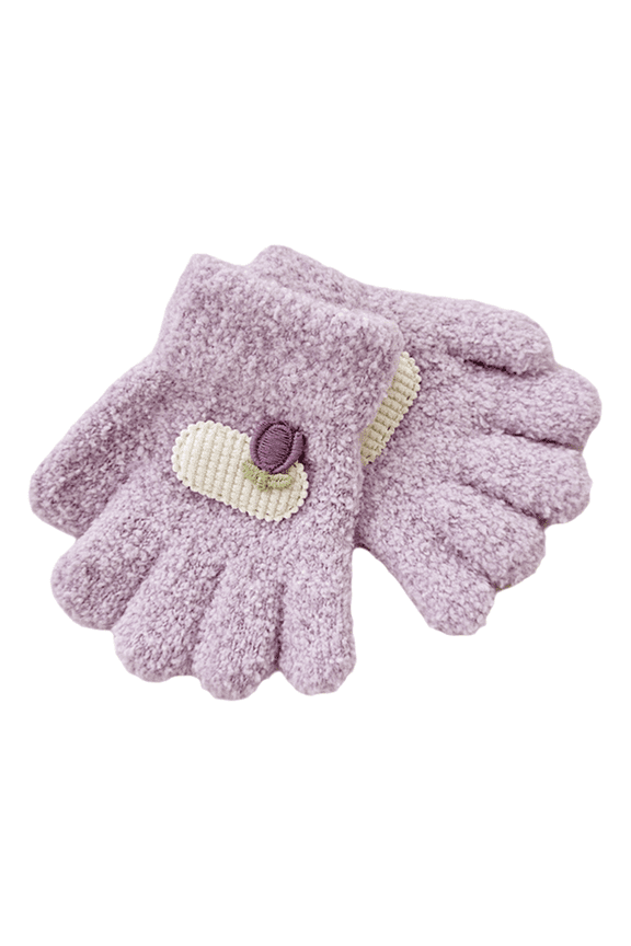 Warm and Cosy Children's Gloves for 1-3 Year Baby, Autumn Winter Split Finger Gloves for Outdoor Fun and Daily Use