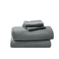 thumbnail image 1 of Warm and Cozy Super Plush Flannel Fleece Sheet Set, Steel Grey, California King, 1 of 8