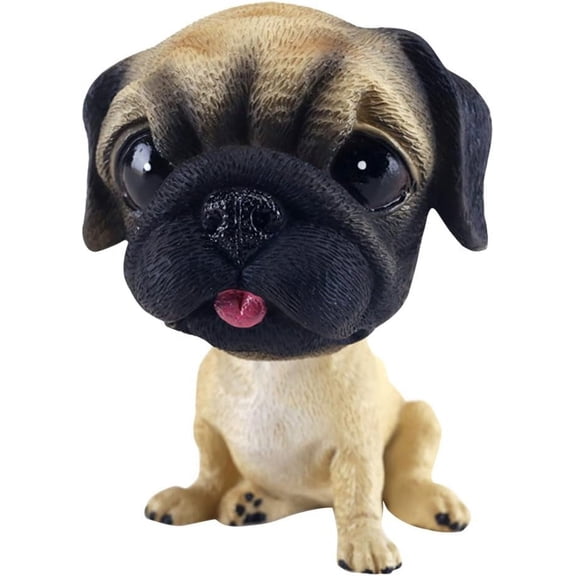 Warm and Sweet, Resin Bobbing Head Dog Figurine for Your Personalized Home Office Desk