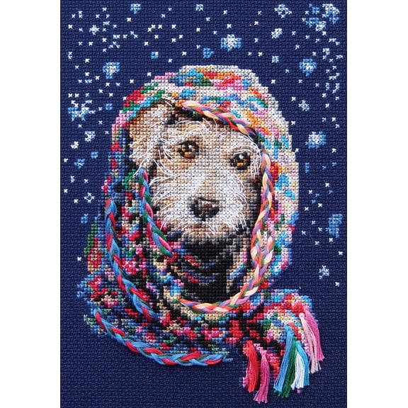 Wizardi Counted Cross Stitch Kit - Warm and Soft M702 RTO