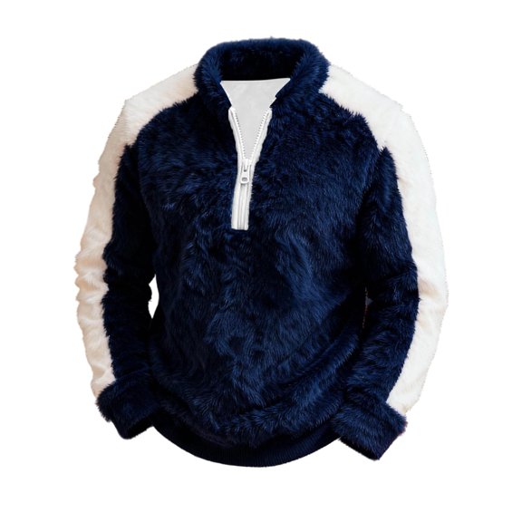 Warm and cozy hoodies for kids are here just in time for the holiday season! Featuring adorable patchwork designs, these versatile pullovers are for both boys and girls.,170,Navy