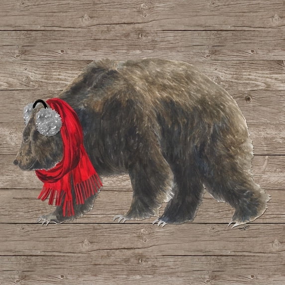 Warm in the Wilderness Bear Poster Print by Tara Reed