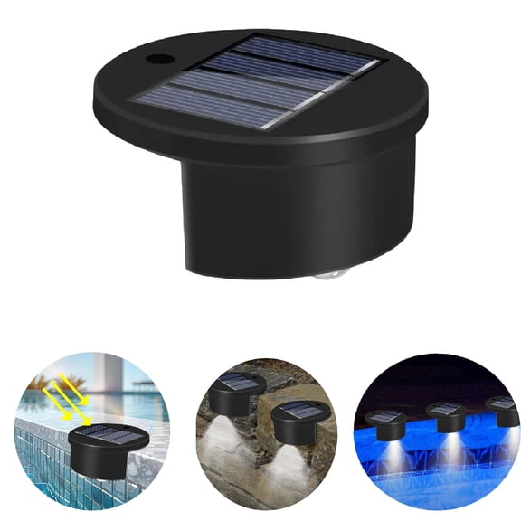 Warm lights Above Ground Pool Lights Solar LED Swimming Pool Lights Waterproof Inground Pool Lights Solar Powered Outdoor Fence Deck Landscape Pool Party Decor Accessories