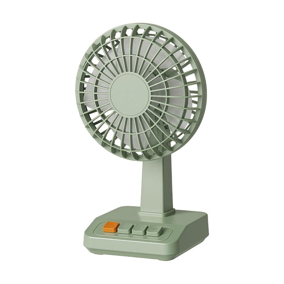 WarmFuPalace Old Fashioned Small desktop fan with Powerful Motor and Small Size Unique Table Texture Perfect for Study Room Quiet Table