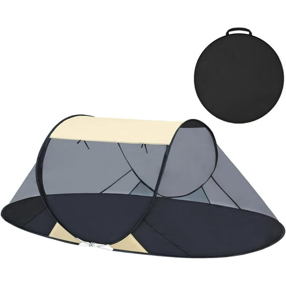 WarmH Pop Up Mosquito Tent for Camping,1 Person Camping Tent with Bug Screen Tent,Mosquito Net Foldable Portable for Adults Kids