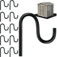 thumbnail image 1 of WarmHaven 10 Pcs 2'' Long Shed Hooks Shed Accessories for Hanging Heavy Duty Individual Utility Hooks Universal Wall Mounted J Utility Hangers for Tools Shovels Rakes Storage (Black), 1 of 13