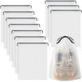 thumbnail image 1 of Clear Shoe Bags - 10 PCS, 15.7" x 11.8", Drawstring Travel Shoe Bags for Packing, Waterproof Dustproof Portable Shoe Storage for Men and Women, 1 of 6