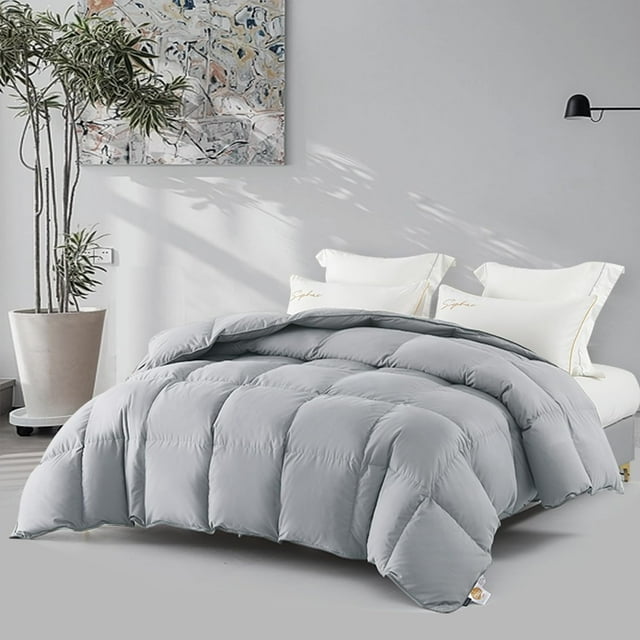WarmKiss Down Comforter King Size, All Season Soft and Fluffy Duvet