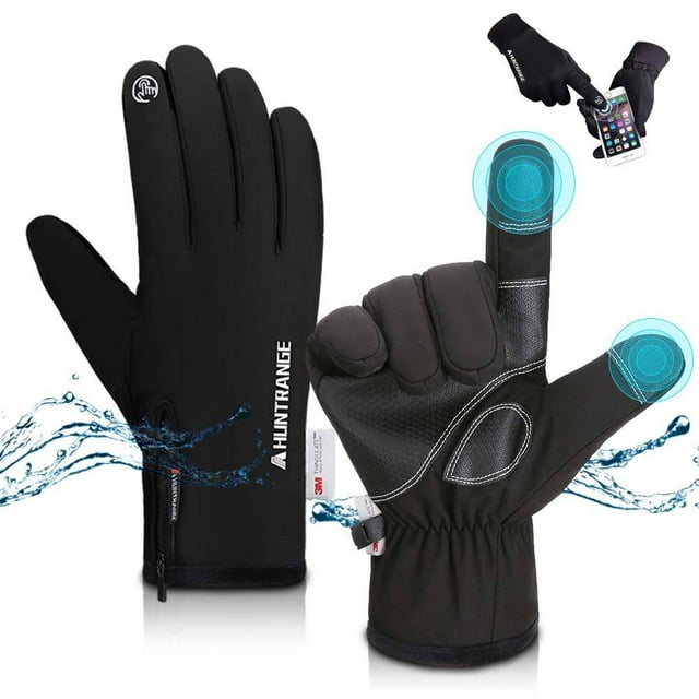 WarmStr Winter Warm Gloves for Men Women Waterproof Snow Ski Glove Non