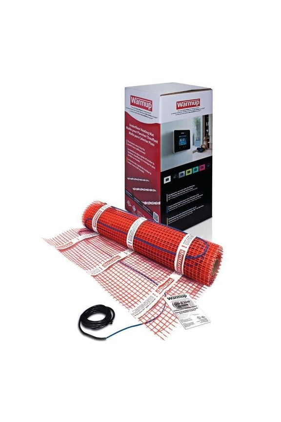 DWM-120-140 6 ft. x 20 in. 120V Heated Floor Mat - 10 sq. ft.