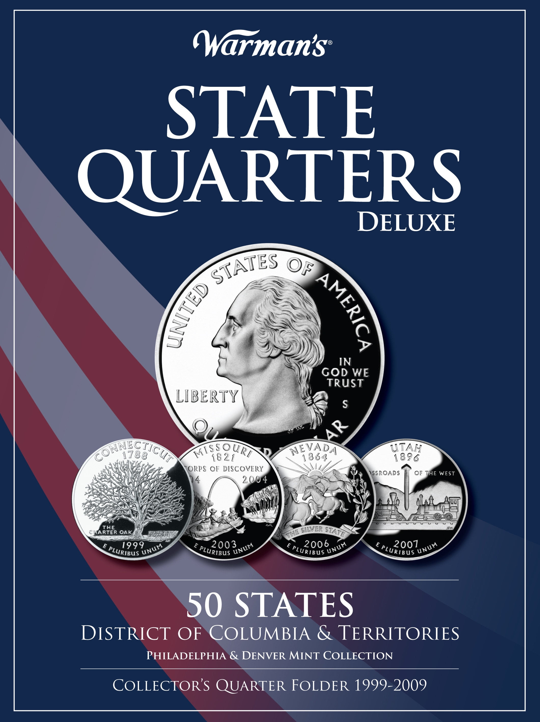 Warman's Collector Coin Folders: State Quarters Deluxe 50 States, District of Columbia & Territories: Philadelphia & Denver Mint Collection: Collector's Quarter Folder 1999-2009 (Other merchandise)