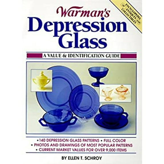 Pre-Owned Warman's Depression Glass: A Value & Identification Guide (Paperback) 0870697544 9780870697548